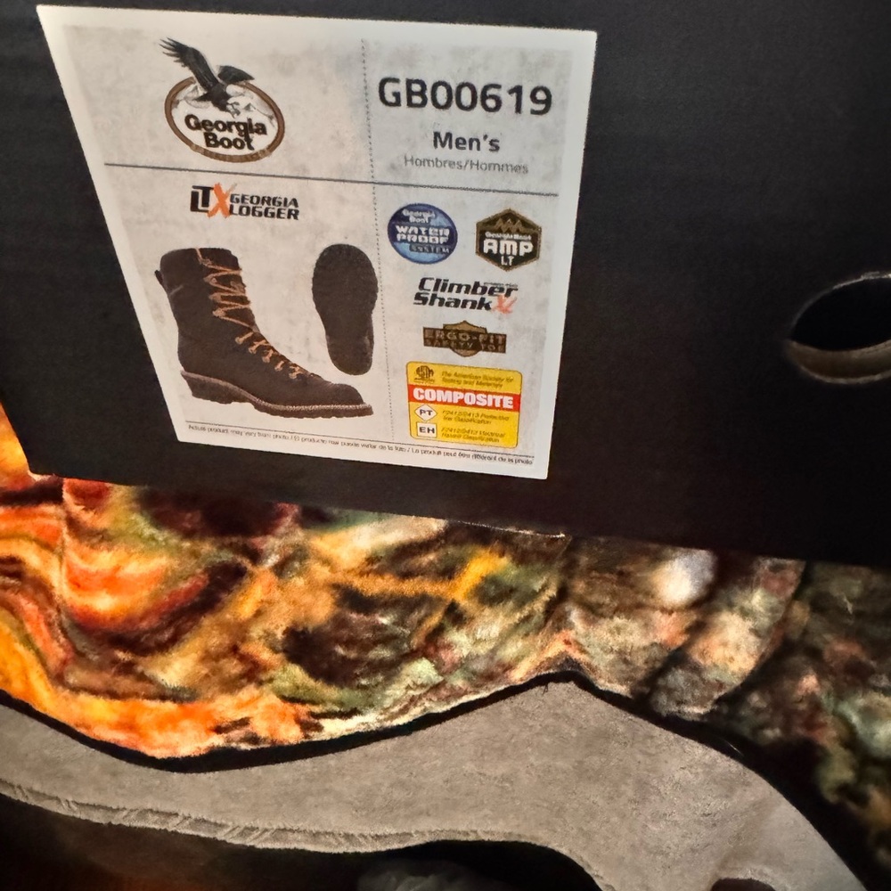 Georgia Boot Men's Black Work Boots